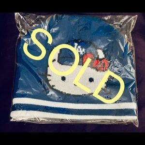 SOLD ON A DIFFERENT PLATFORM! Exclusive Hello Kitty Dodgers Reversible Beanie